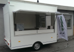 Pølsevogn (UDEN maskiner, eks. til salgsvogn, billetvogn, tombola)