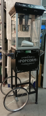 Popcornmaskine, på vogn