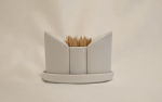 Salt/Peber sæt m/tandstikholder (porcelæn)
